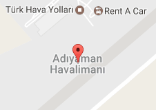 Adıyaman Havalimanı Uydu Görüntüsü