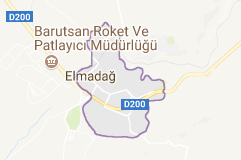 Elmadağ Uydu Görüntüsü Ankara