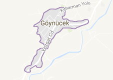 Göynücek Uydu Görüntüsü Amasya