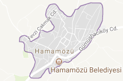 Hamamözü Uydu Görüntüsü Amasya