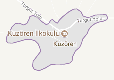 Yunak Kuzören Uydu Görüntüsü ve Haritası