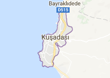 Kuşadası Uydu Görüntüsü Uydu Haritası Aydın