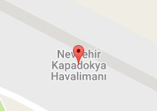 Nevşehir Kapadokya Havalimanı Uydu Görüntüsü