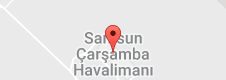 Samsun Çarşamba Havalimanı Uydu Görüntüsü