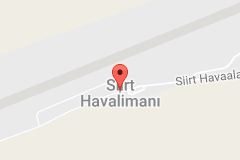 Siirt Havalimanı Uydu Görüntüsü