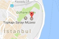 Topkapı Sarayı Uydu Görüntüsü, Harita