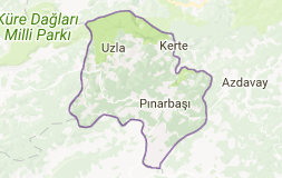 Kastamonu Pınarbaşı İlçesi Uydu Görüntüsü Uydu Haritası